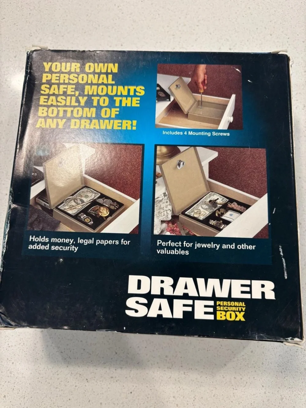 MMF SteelMaster Drawer Safe Locking Cash Security Box 227107003 #E58